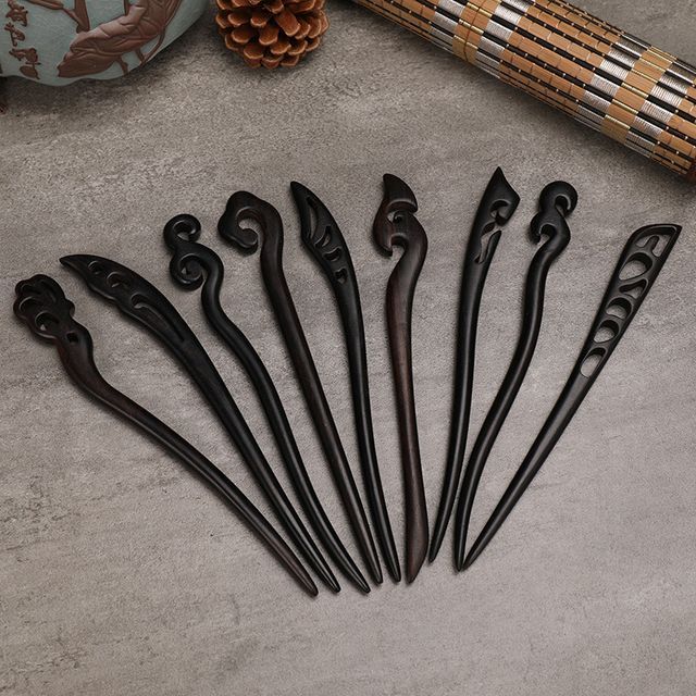 Vaje - Wooden Hair Stick (various designs) | YesStyle