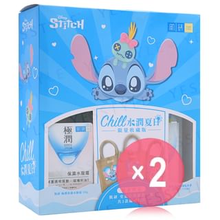 Rohto Mentholatum - Disney Stitch Hada Labo Chill Summer Light Cream Limited Set 2pcs Bundle Set