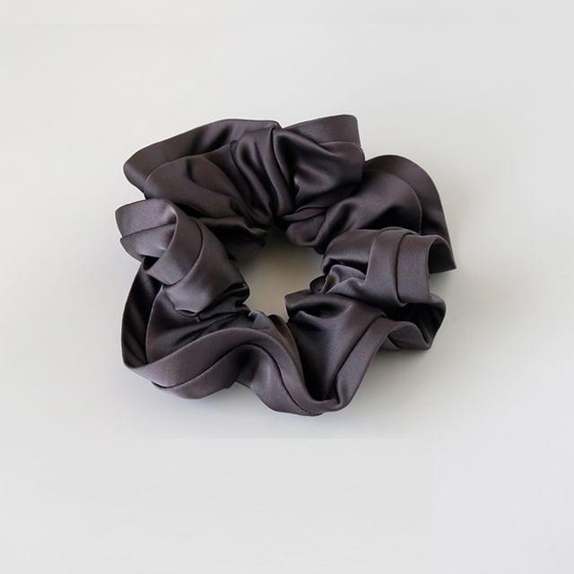 Allyrinta-Ruffle Satin Scrunchie