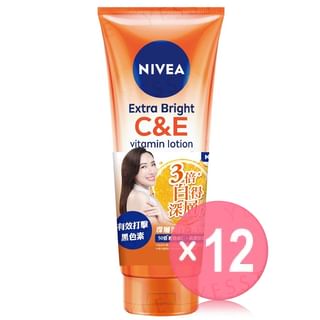 NIVEA - Extra Bright C & E Vitamin Lotion (x12) (Bulk Box)