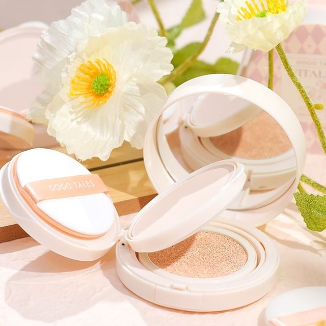 GOGO TALES - 2 in 1 Cushion Foundation - 2 Colors | YesStyle