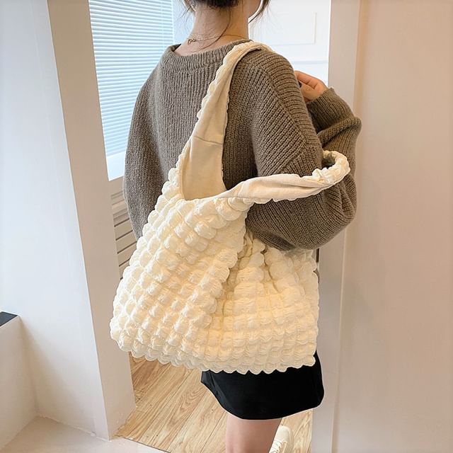 mizandrus Quilted Tote Bag YesStyle