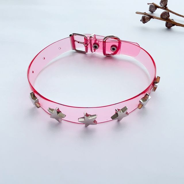 PANGU Star Alloy Transparent Plastic Choker YesStyle