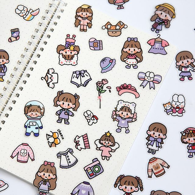 Tivi Boutique - Cartoon PVC Sticker (various designs) | YesStyle