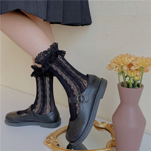 Mimiyu-Lace Socks