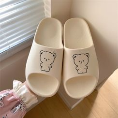ZORI - Bear Print Slippers ZORI - Bear Print Slippers