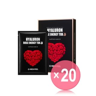MEDIPEEL - Hyaluron Rose Energy Tox Ampoule Mask 2X Set (x20) (Bulk Box)