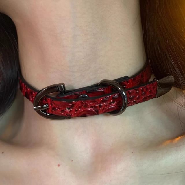 Wandoli-Snakeskin Choker