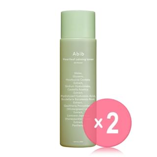 Abib - Heartleaf Calming Toner Skin Booster 2pcs Bundle Set