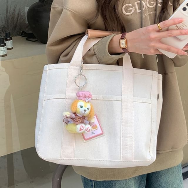 Indenis-Plain Canvas Tote Bag