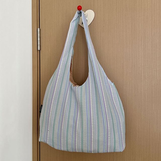 Basaran-Striped Tote Bag