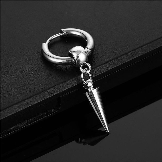 Lilafey-Spiked Drop Earring Clip On Earring