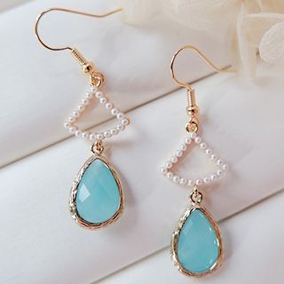 DECADES-Rhinestone Drop Earring