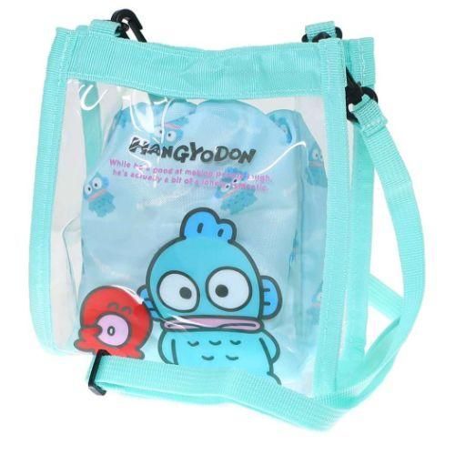 Hangyodon Clear Shoulder Bag with Drawstring Pouch