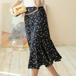 Ashlee - Floral Print Midi Skirt Ashlee - Floral Print Midi Skirt