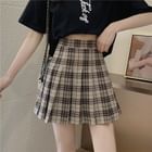 Shinsei - Plaid Mini Pleated Skirt