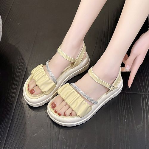 Valentine's Day Shoes Deals Baby Girls Boys Children's Beach Shoes Soft  Sole Toe Crash Sandals Roman Sandals,White Sandals For Kids Size 3 Years -  Walmart.com