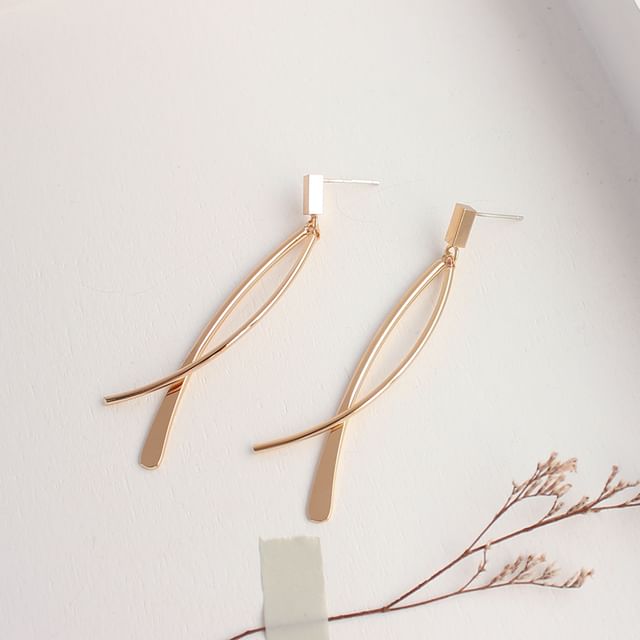 Joodii-Bar Dangle Earring Clip-On Earring