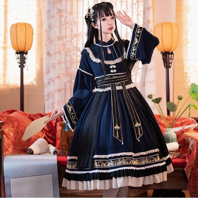 knee length dresses for ladies Black Anzu Puplum Sweater Mini Dress