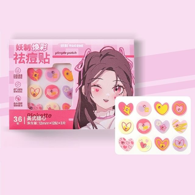YAOZHI-Radiance Acne Pimple Patch Blokette - Patches anti-imperfections hydrocolloïdes tea tree et BHA