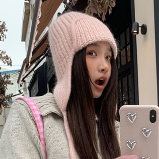 Frior-Plain Knit Hat