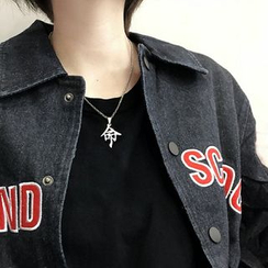 PANGU - Stainless Steel Chinese Characters Pendant Necklace PANGU - Stainless Steel Chinese Characters Pendant Necklace