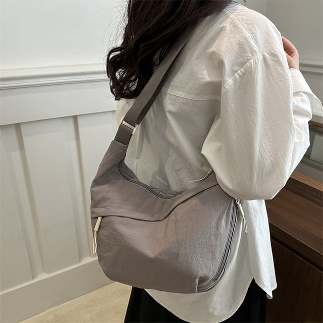 NewTown-Plain Crossbody Bag