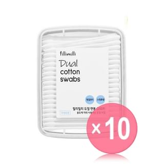 fillimilli - Dual Disposable Plastic Cotton Swabs (x10) (Bulk Box)