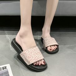 GRUNE - Floral Slide Sandals