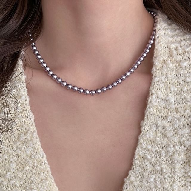 Rodiv-Faux Pearl Necklace