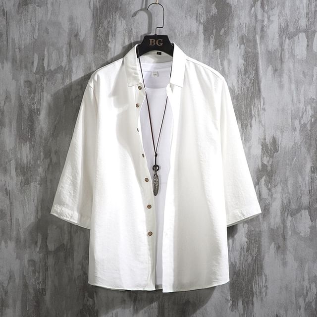Wolfkane-34-Sleeve Plain Shirt