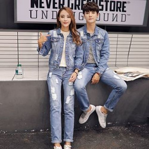 Aggregate more than 88 couple denim jackets online