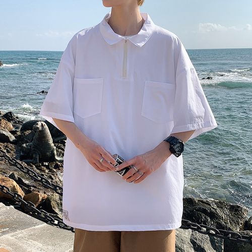Korean Oversized Oversized Polo Shirt Outfit Korean Polo Outfit Outlet
