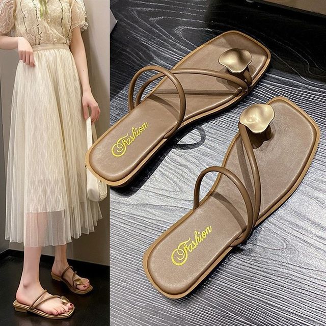Vindler-Loop Toe Slide Sandals