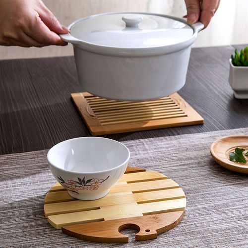 Popcorn Wooden Heat Resistant Pad YesStyle