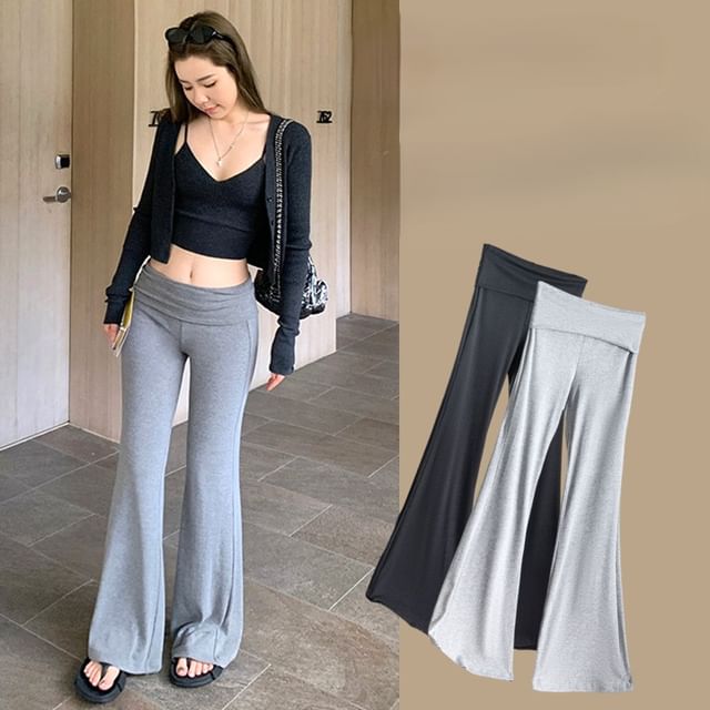 NEUF-Maternity Mid Waist Bootcut Pants Various Designs