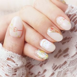 Lunacaca - Golden Luck Bell Nails Art Stickers