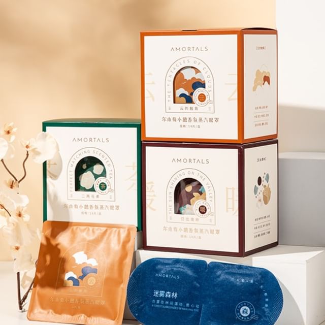 AMORTALS-Máscara de Olhos a Vapor Light Aroma - 4 Tipos