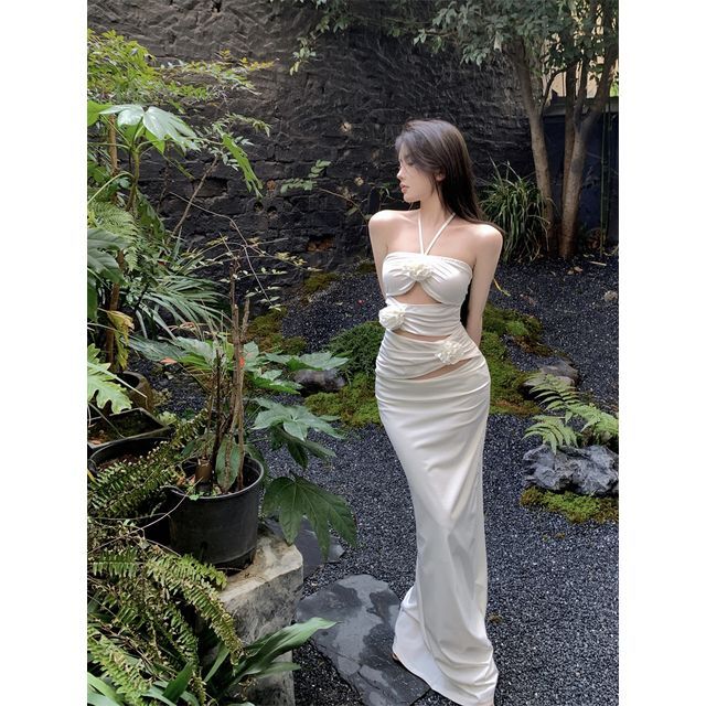 chinese dress ladies The Dreamer Maxi Dress in Black main image 0