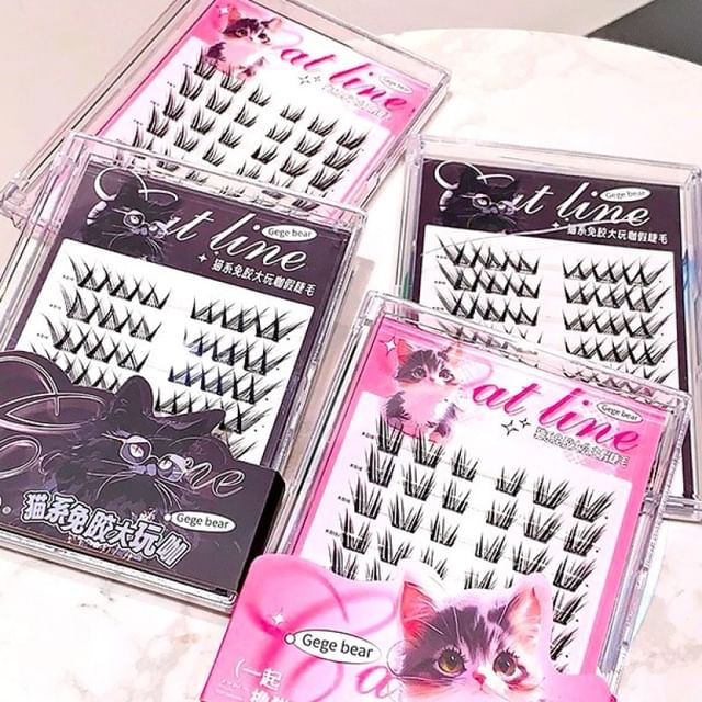 Gege Bear-False Eyelashes - 2 Styles