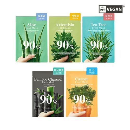 BRING GREEN - 90% Fresh Mask - 5 Types | YesStyle
