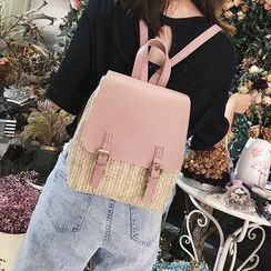 Buicase - Straw Backpack Buicase - Straw Backpack