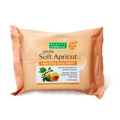 Beauty Formulas - Gentle Soft Apricot Cleansing Facial Wipes