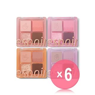 espoir - Real Eye Handy Palette - 5 Types (x6) (Bulk Box)