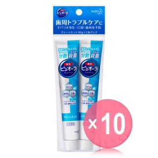 Kao-PureOra Medicinal Toothpaste Clean Mint Set 10pcs Bundle Set