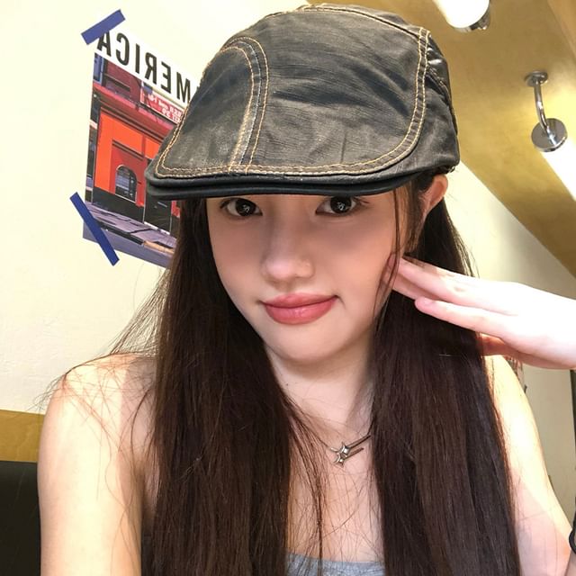 Sparktage-Two Tone Flat Cap