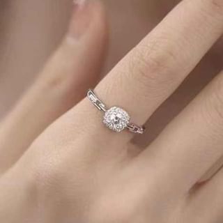 Kamuel-Rhinestone Alloy Ring