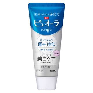 Kao - PureOra Medicated Nano Bright Toothpaste White Mint