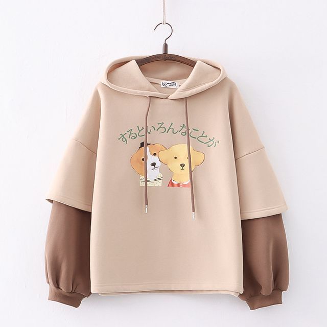 Kawaii fairyland discount dog print hoodie