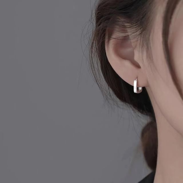 Toinianimos-Geometry Sterling Silver Drop Earring